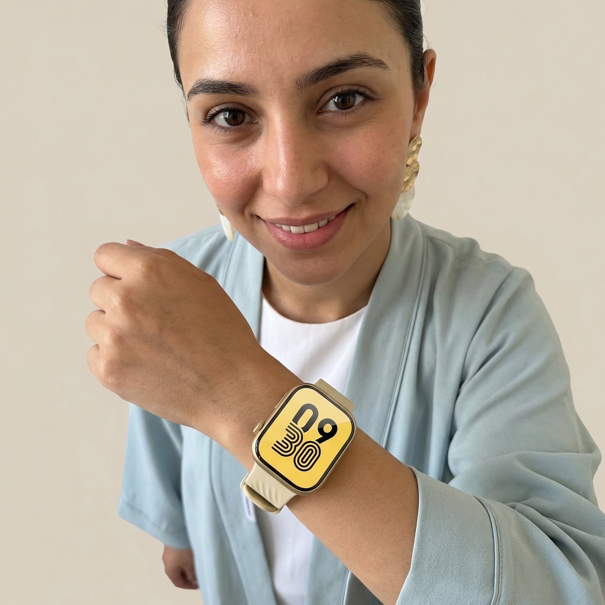 Montre connecté Najm Dorée