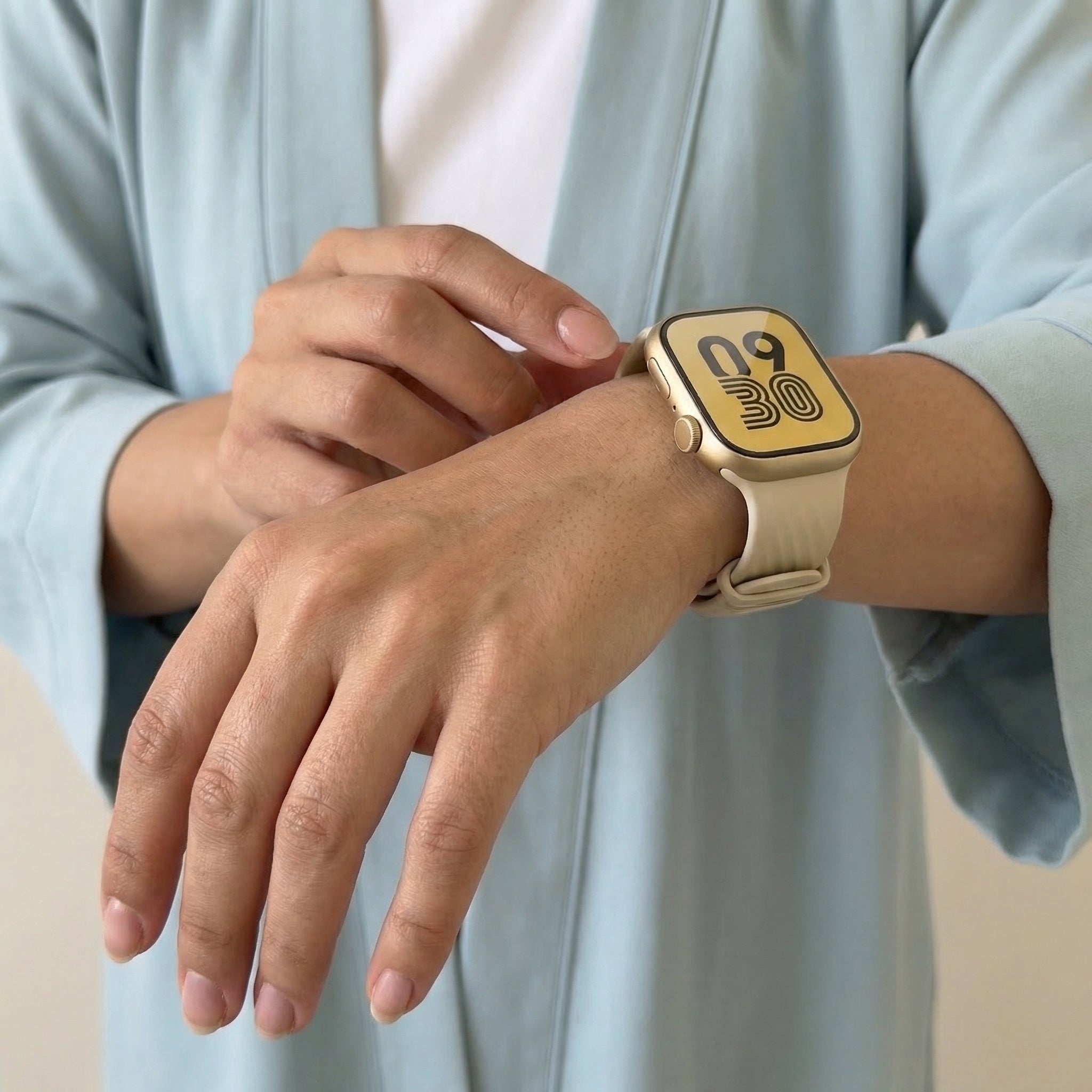 Montre connecté Najm Dorée