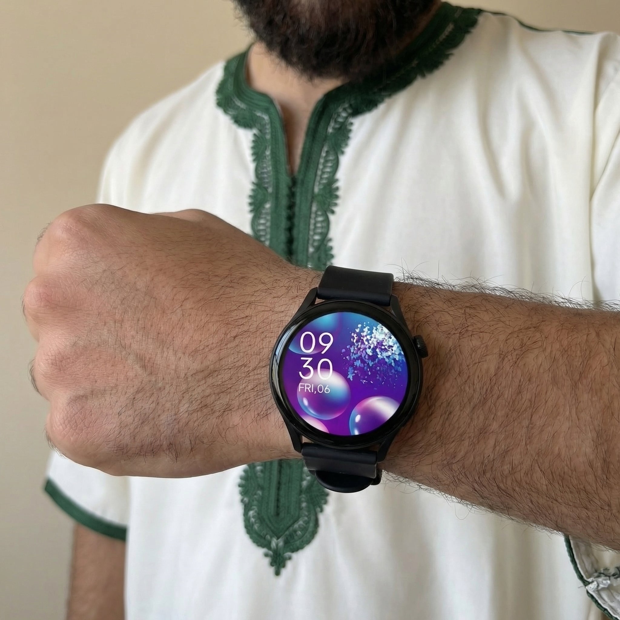 Montre connecté Shems Noir